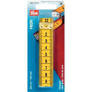 Extra Long Tape Measure Fiberglass Professional Tailoring by Prym 100" 254cm - ThreadandTrimmings