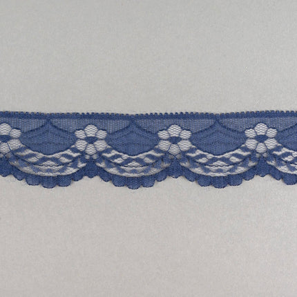 Flat Nylon Lace 40mm 5m Daisy Chain Scalloped Edge 6 Colours