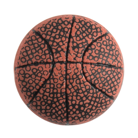 Round Orange Basketball Buttons Shank 18mm Button Black Stitching 10pcs