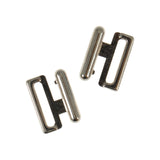 Square Silver Metal Buckle Fastener 5pcs 15mm Perfect For Small Secure Closures