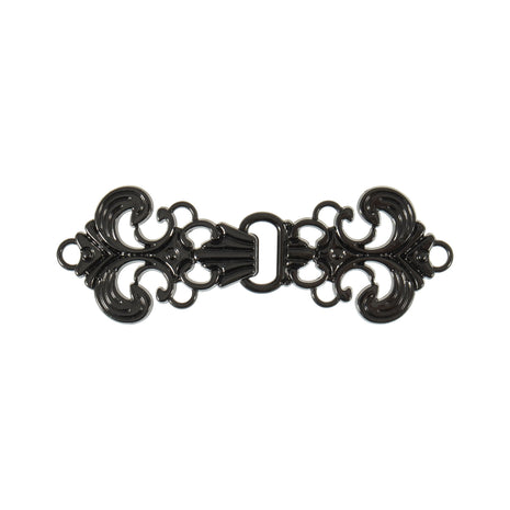 Buckle Clasp Filigree Celtic Design Gunmetal Fits 15mm Strap 3 Sets - ThreadandTrimmings