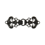 Filigree Clasp Buckle - Fits 15mm Strap - Price is for 3 sets - Gunmetal