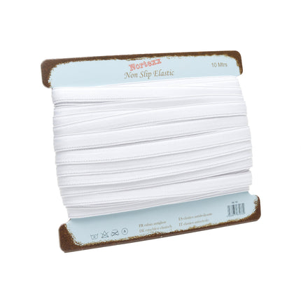 Non Slip Garment Elastic with Silicon Grip for BRA & LINGERIE SOLUTIONS 10mm - ThreadandTrimmings