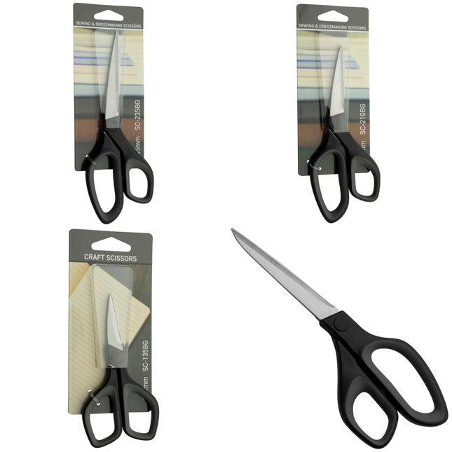 Sewing, Craft & Dressmaking Scissors - Grunwerg Stainless Steel Tailoring Shears - ThreadandTrimmings