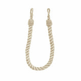 Natural Cotton Rope Curtain Tieback 62cm Long 100% Cotton - ThreadandTrimmings
