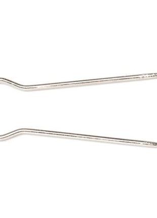 Metal cover pin on a white background