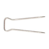 Metal cover pin on a white background