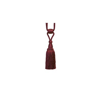 Pair Tassel Curtain Tiebacks with Twisted Cord & Barrel by Jones Interiors