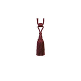 Pair Tassel Curtain Tiebacks with Twisted Cord & Barrel by Jones Interiors