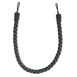 Pair of Reef Rope Curtain Tiebacks with Twisted End Caps by Jones Interiors