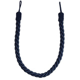 Pair of Reef Rope Curtain Tiebacks with Twisted End Caps by Jones Interiors
