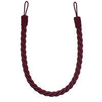 Pair of Reef Rope Curtain Tiebacks with Twisted End Caps by Jones Interiors