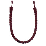 Pair of Reef Rope Curtain Tiebacks with Twisted End Caps by Jones Interiors