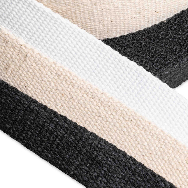 Heavy Duty Cotton Webbing Ideal For Bag Handles & Straps 25mm 30mm 40mm & 3 Cols - ThreadandTrimmings