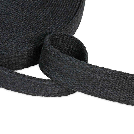 Heavy Duty Cotton Webbing Ideal For Bag Handles & Straps 25mm 30mm 40mm & 3 Cols - ThreadandTrimmings