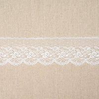 Flat Nylon Lace Trimming Antique White – 9 Widths & Patterns – 5m Lengths