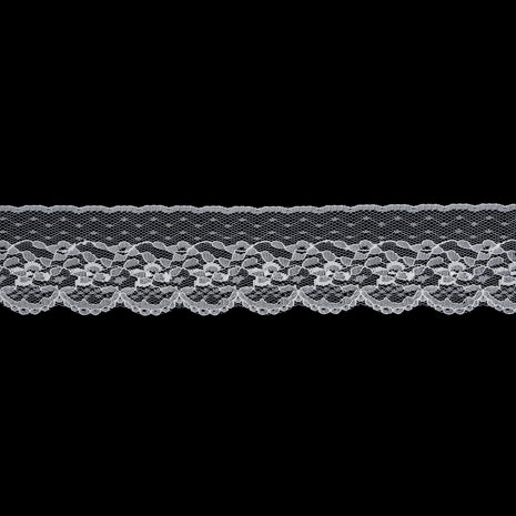 Flat Nylon Lace Trimming Antique White – 9 Widths & Patterns – 5m Lengths - ThreadandTrimmings