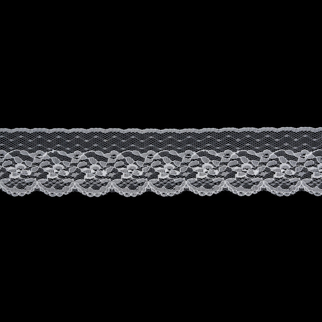 Flat Nylon Lace Trimming Antique White – 9 Widths & Patterns – 5m Lengths - ThreadandTrimmings