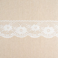 Flat Nylon Lace Trimming Antique White – 9 Widths & Patterns – 5m Lengths