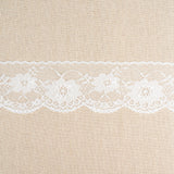 Flat Nylon Lace Trimming Antique White – 9 Widths & Patterns – 5m Lengths