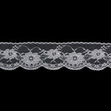 Flat Nylon Lace Trimming Antique White – 9 Widths & Patterns – 5m Lengths