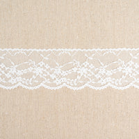 Flat Nylon Lace Trimming Antique White – 9 Widths & Patterns – 5m Lengths
