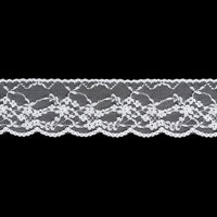 Flat Nylon Lace Trimming Antique White – 9 Widths & Patterns – 5m Lengths