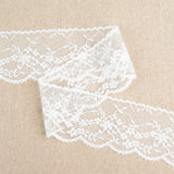 Flat Nylon Lace Trimming Antique White – 9 Widths & Patterns – 5m Lengths