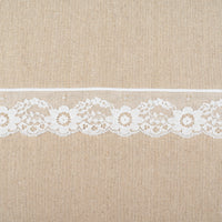 Flat Nylon Lace Trimming Antique White – 9 Widths & Patterns – 5m Lengths