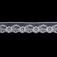 Flat Nylon Lace Trimming Antique White – 9 Widths & Patterns – 5m Lengths