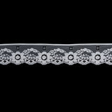 Flat Nylon Lace Trimming Antique White – 9 Widths & Patterns – 5m Lengths