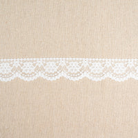 Flat Nylon Lace Trimming Antique White – 9 Widths & Patterns – 5m Lengths