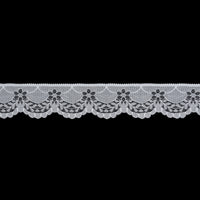 Flat Nylon Lace Trimming Antique White – 9 Widths & Patterns – 5m Lengths