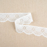 Flat Nylon Lace Trimming Antique White – 9 Widths & Patterns – 5m Lengths