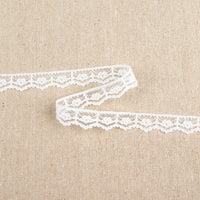 Flat Nylon Lace Trimming Antique White – 9 Widths & Patterns – 5m Lengths