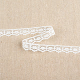Flat Nylon Lace Trimming Antique White – 9 Widths & Patterns – 5m Lengths