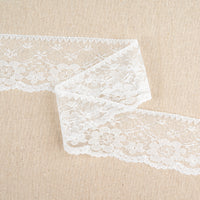 Flat Nylon Lace Trimming Antique White – 9 Widths & Patterns – 5m Lengths