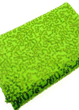 Sequin Dancewear Stretch Fabric Polyester/Spandex  58 Inch Wide  310 GSM - ThreadandTrimmings