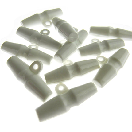 Duffle Coat Toggle Barrel Buttons with Shank 38mm Plastic Choose Col & Qty CT153 - ThreadandTrimmings