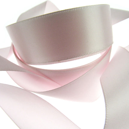 Double Sided Satin Ribbon with a Woven Edge - 25mm (1") - Quality Ribbon - ThreadandTrimmings