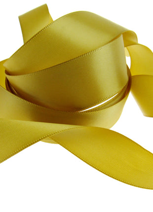 Double Sided Satin Ribbon with a Woven Edge - 25mm (1") - Quality Ribbon - ThreadandTrimmings