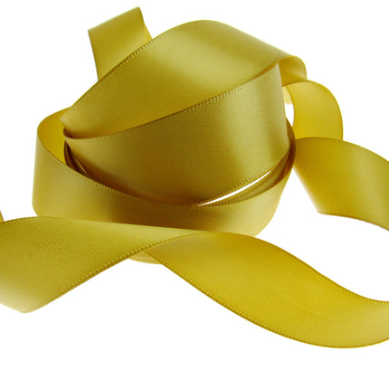 Double Sided Satin Ribbon with a Woven Edge - 25mm (1") - Quality Ribbon - ThreadandTrimmings