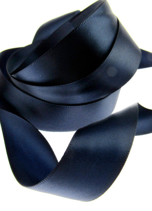 Double Sided Satin Ribbon with a Woven Edge - 25mm (1") - Quality Ribbon - ThreadandTrimmings