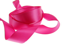 Double Sided Satin Polyester Ribbon - 38mm (1.5") - with Woven Edge 27 Colours