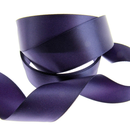 Double Sided Satin Ribbon with a Woven Edge - 25mm (1") - Quality Ribbon - ThreadandTrimmings