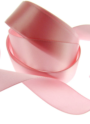 Double Sided Satin Ribbon with a Woven Edge - 25mm (1") - Quality Ribbon - ThreadandTrimmings
