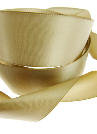 Double Sided Satin Ribbon with a Woven Edge - 25mm (1") - Quality Ribbon - ThreadandTrimmings