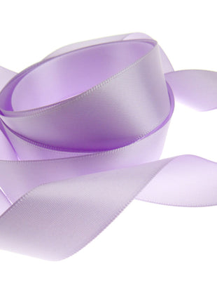 Double Sided Satin Ribbon with a Woven Edge - 25mm (1") - Quality Ribbon - ThreadandTrimmings