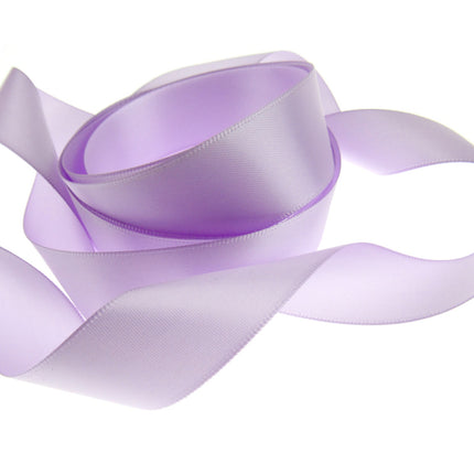 Double Sided Satin Ribbon with a Woven Edge - 25mm (1") - Quality Ribbon - ThreadandTrimmings