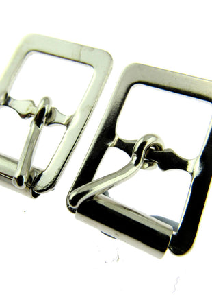 Shoe Belt Buckle With Roller 13mm Wide Strap - 1/2" - CX83 - ThreadandTrimmings
